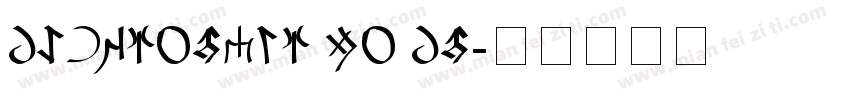 BANKGOTHIG MO BT字体转换
